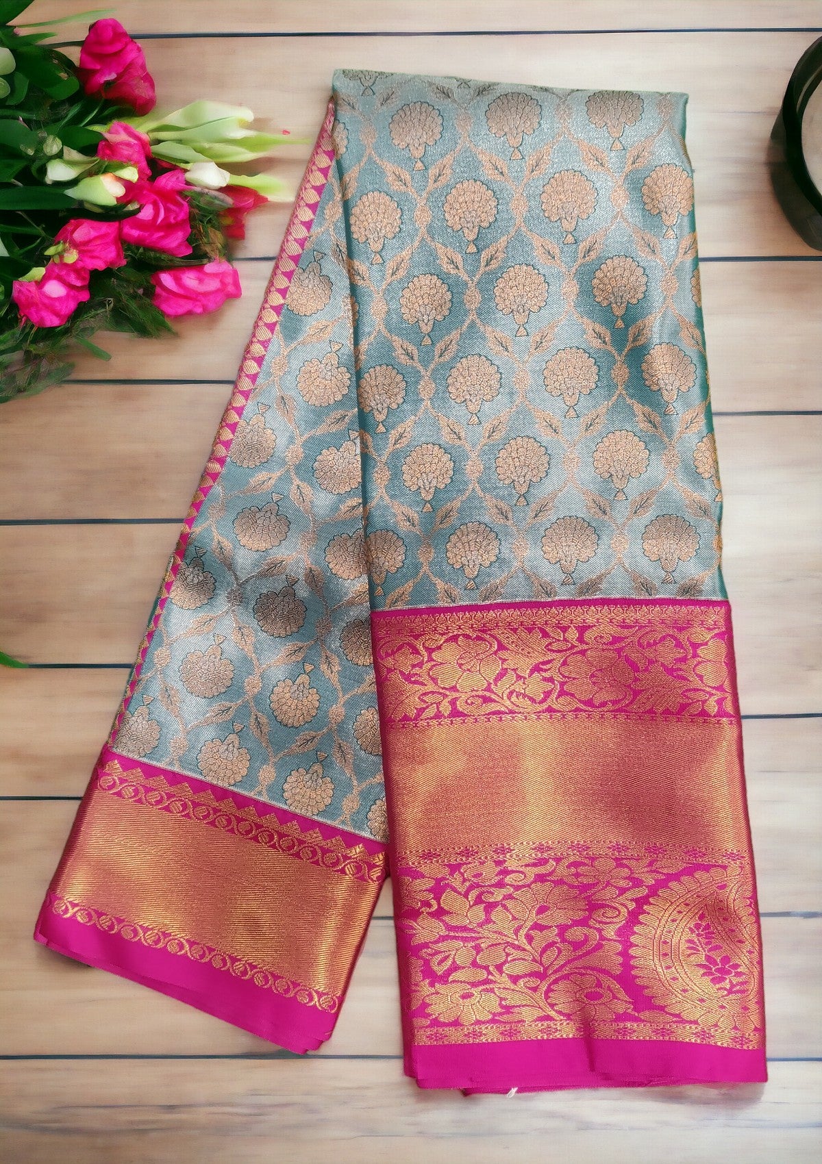 Copper Kuttu Sarees