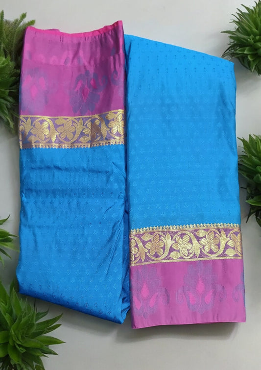 Plain Border Silk Saree