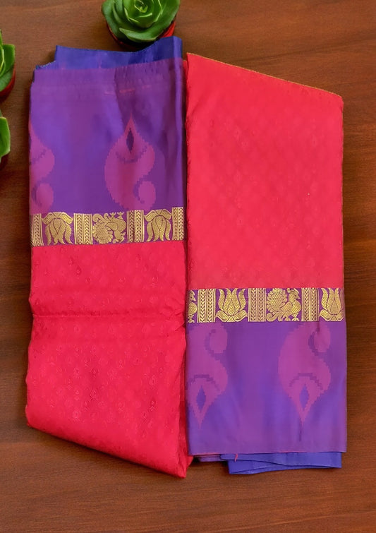 Plain Border Silk Saree