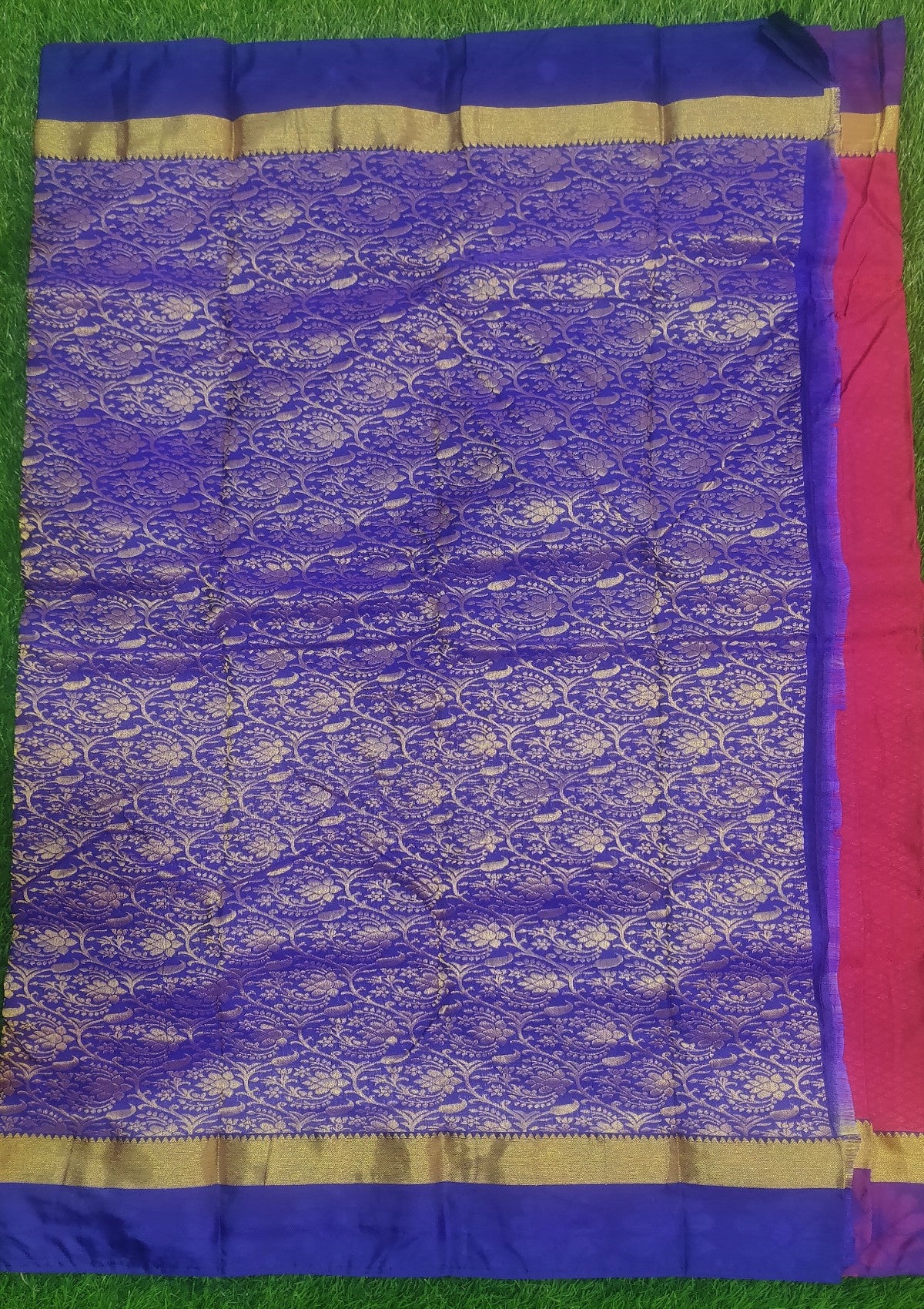 Plain Border Silk Saree