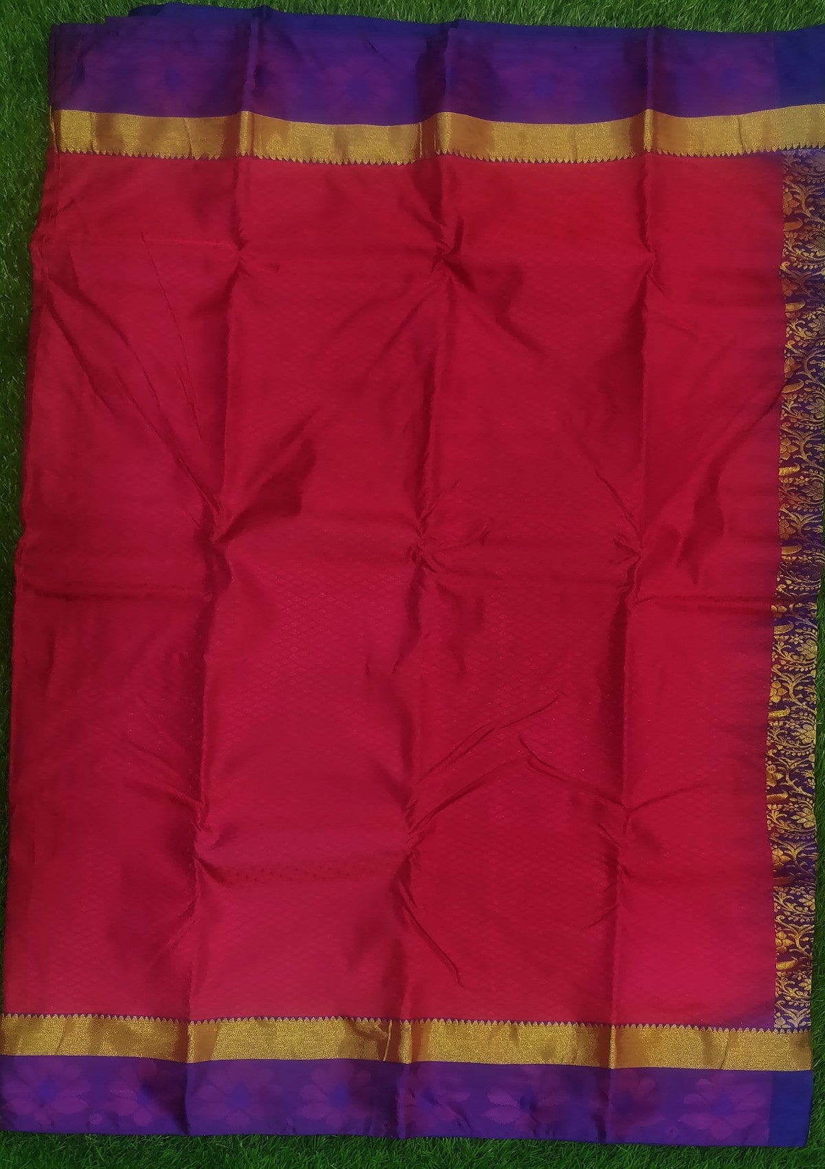 Plain Border Silk Saree