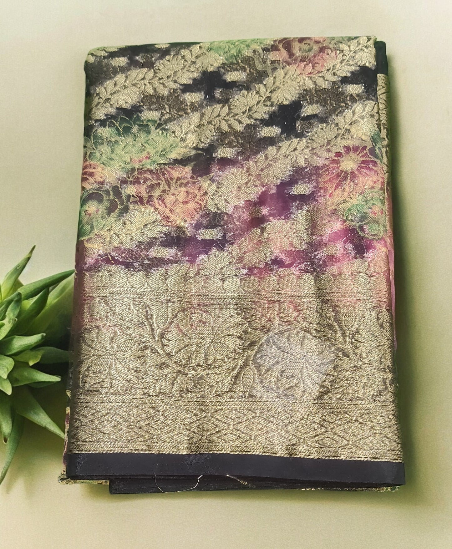 Banaras Shibori Organza Saree