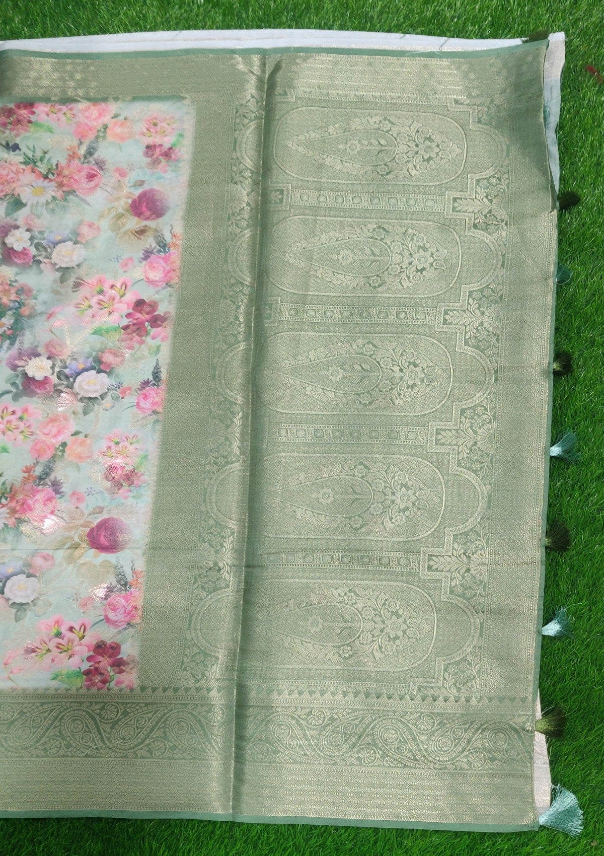 Muslin Digitial Printed Sarees