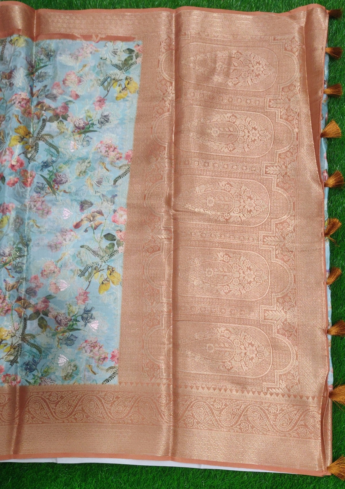 Muslin Digital Printed Sarees