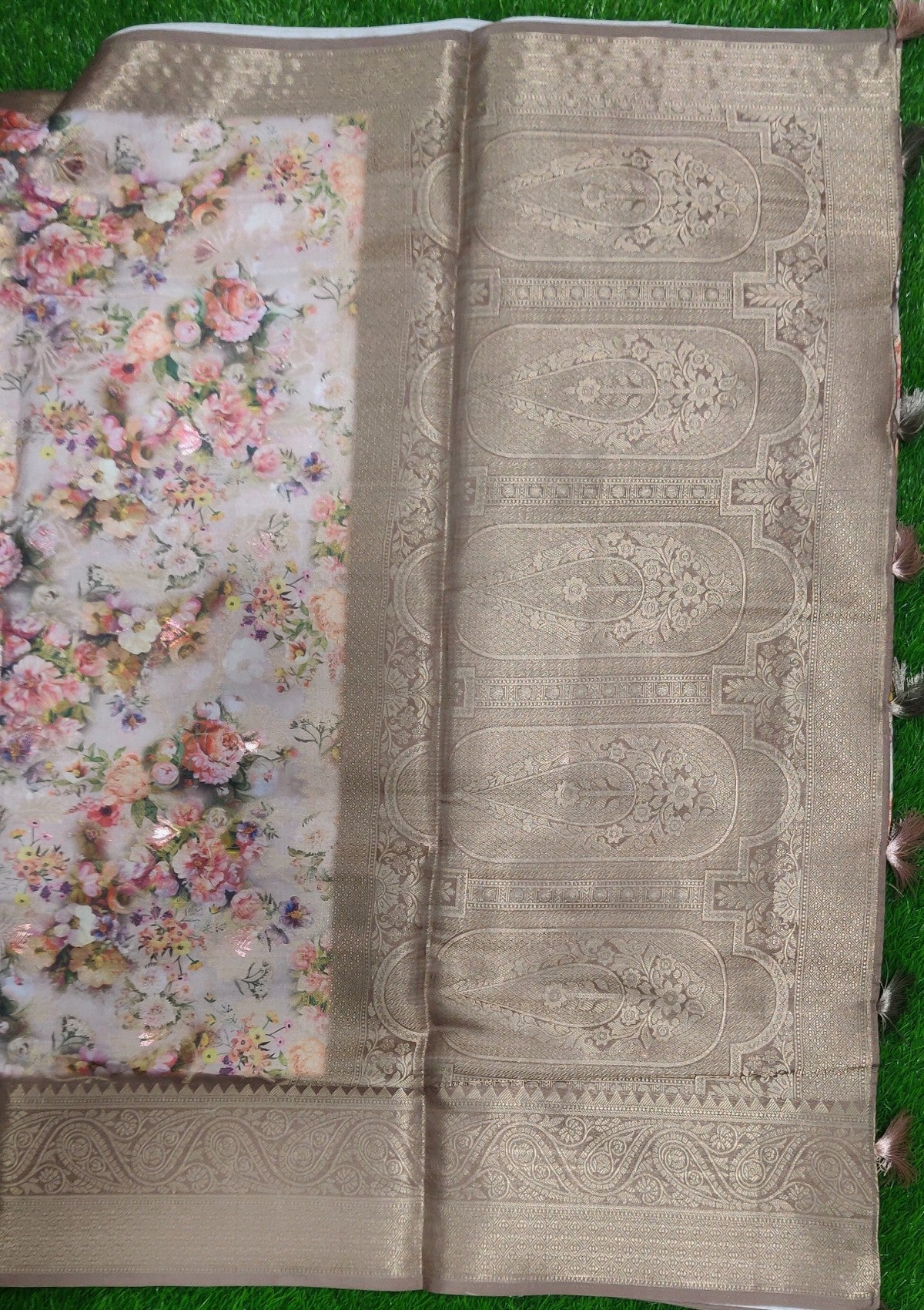 Muslin Digital Printed Sarees