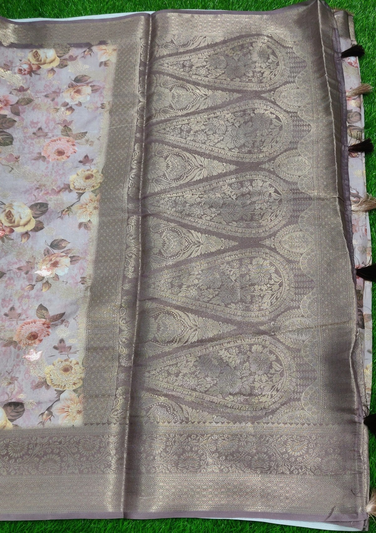 Muslin Digital Printed Sarees