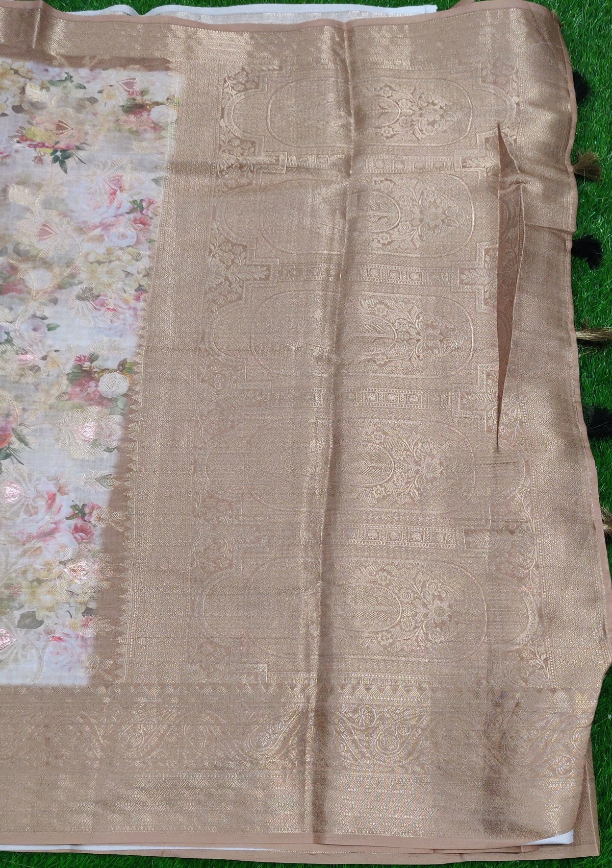 Muslin Digital Printed Sarees