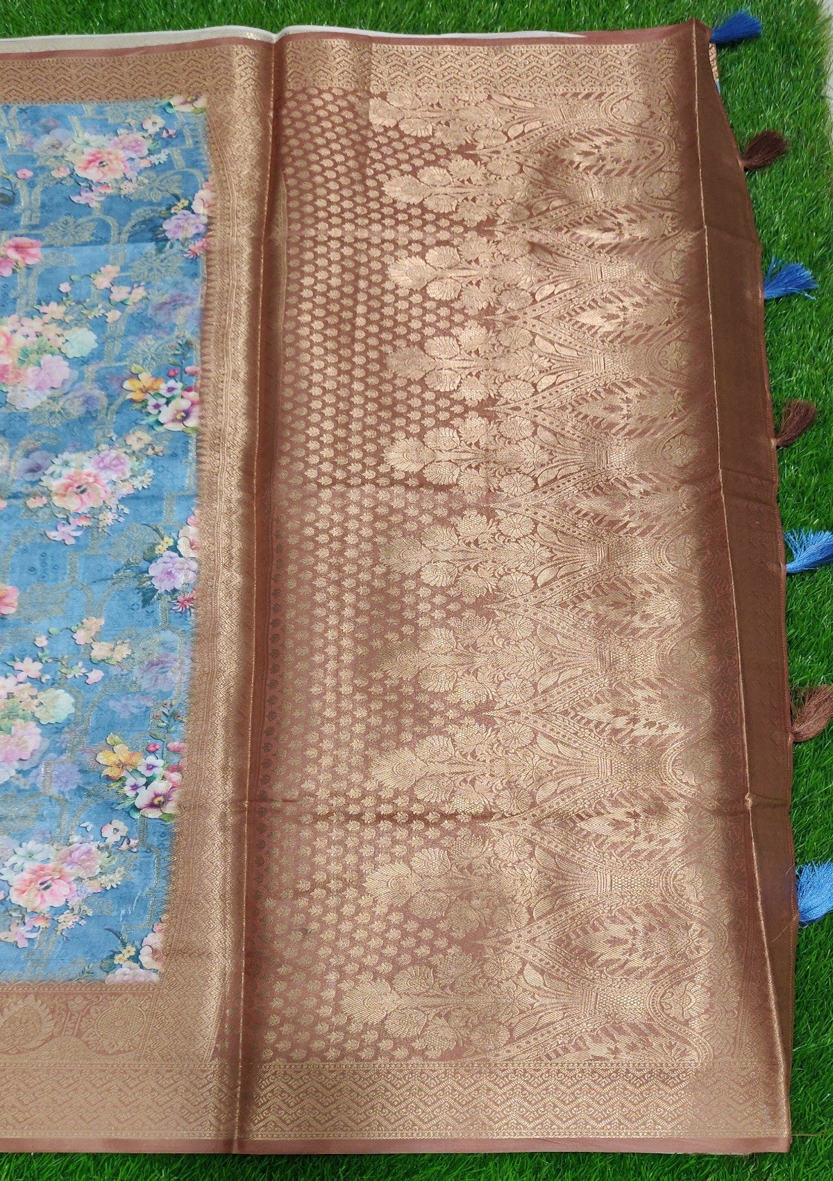 Muslin Digital Printed Sarees