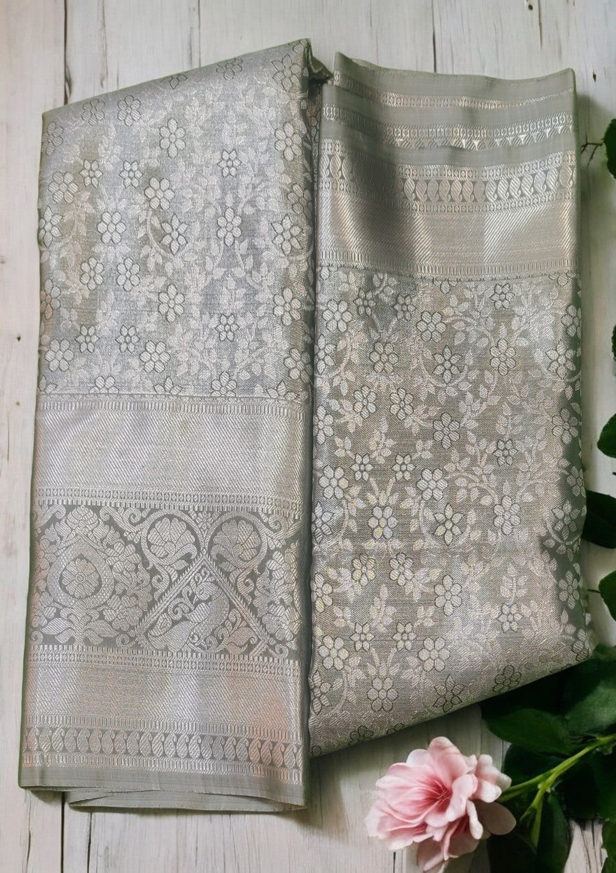 Silver Silk Sarees