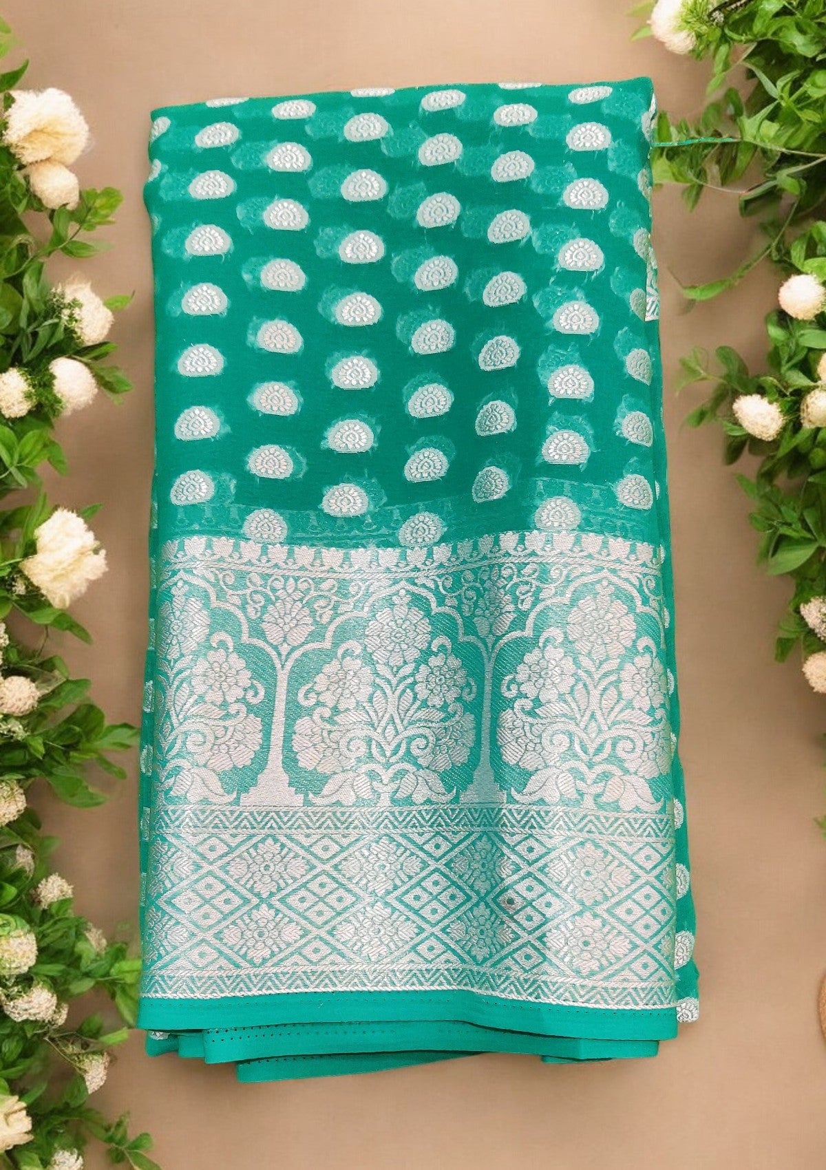 Banaras Georgette Saree