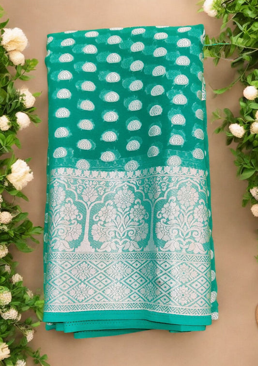 Banaras Georgette Saree