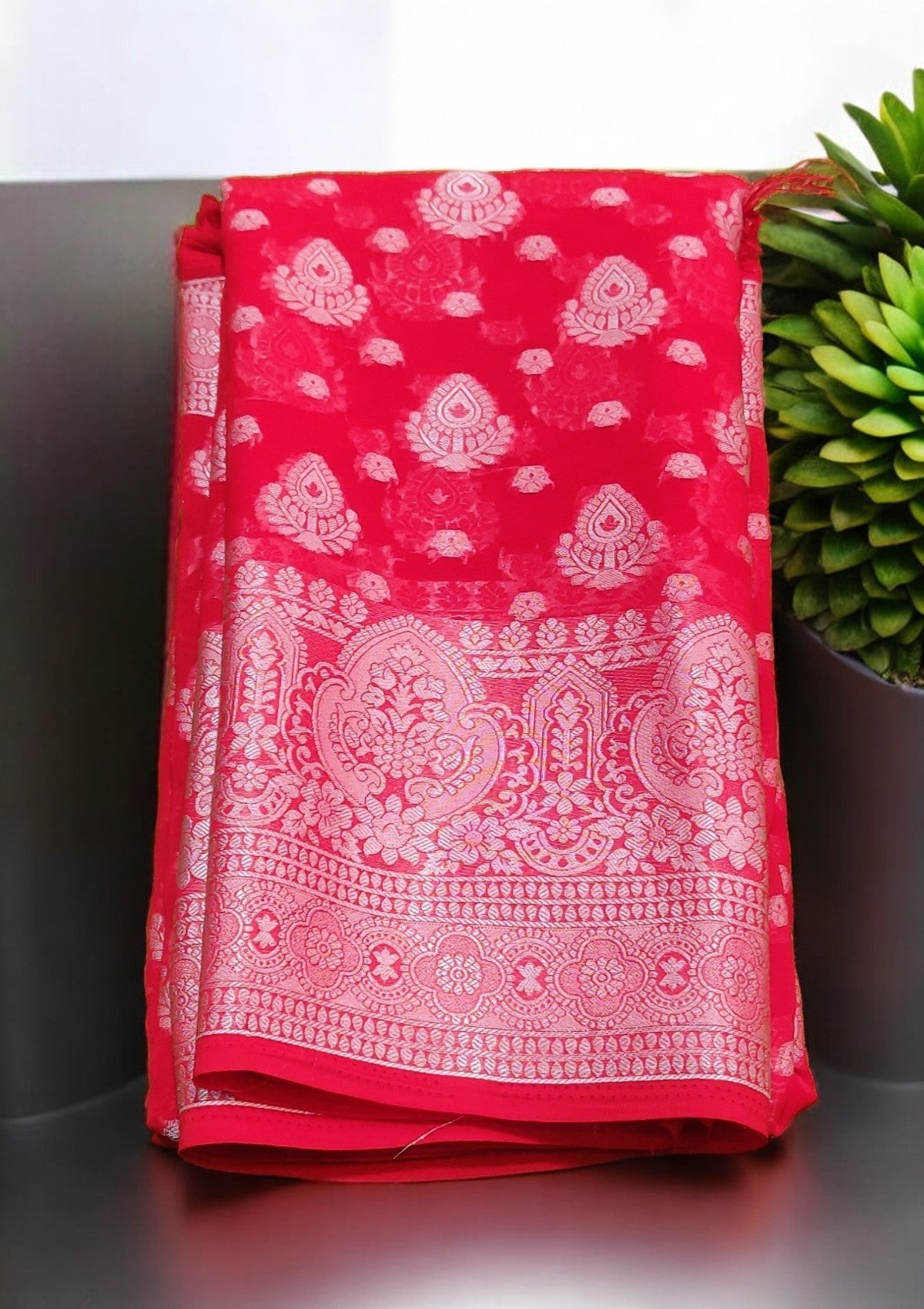 Banaras Georgette Saree