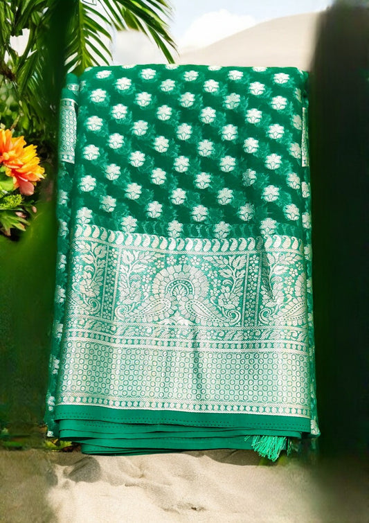 Banaras Georgette Saree