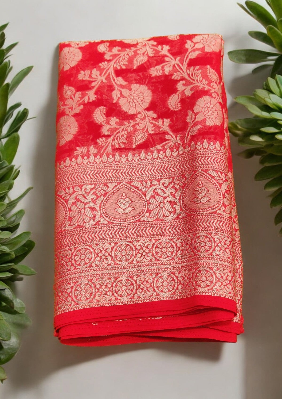 Banaras Georgette Saree