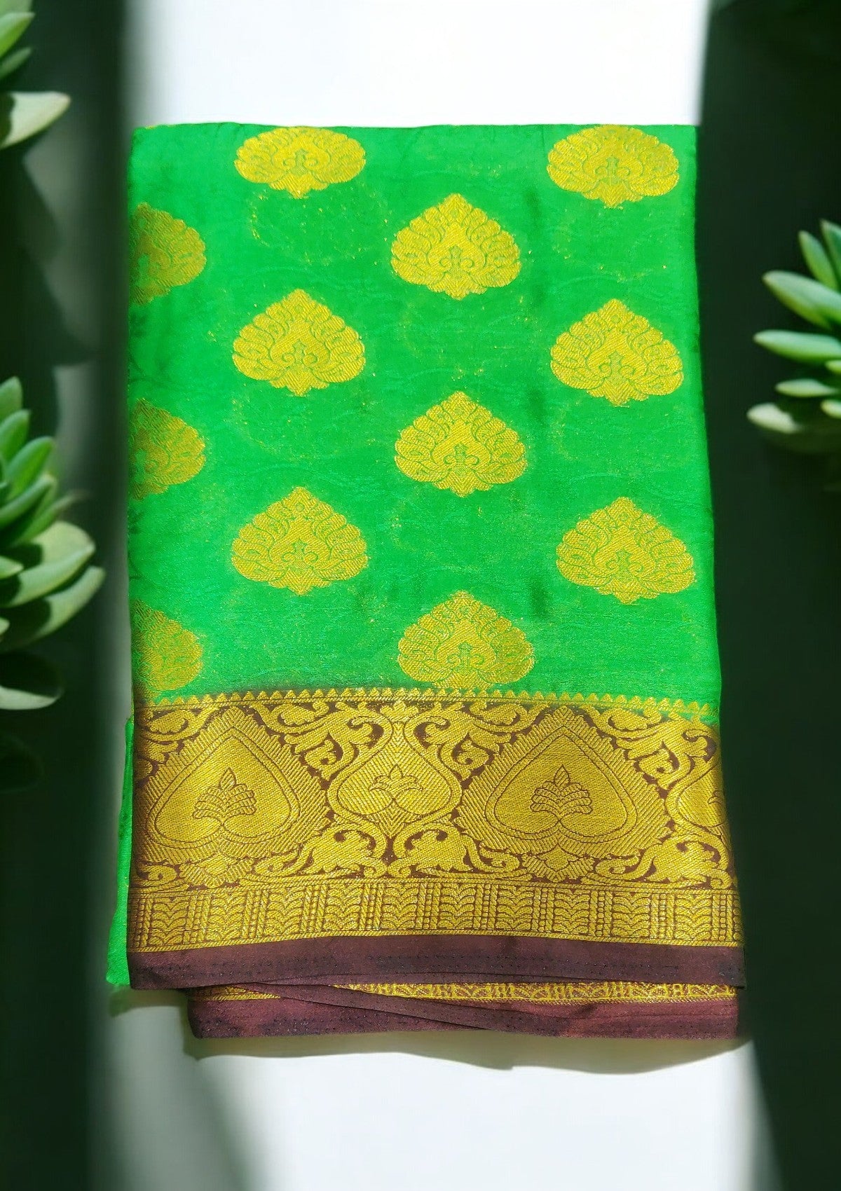 Banaras Crape silk Saree