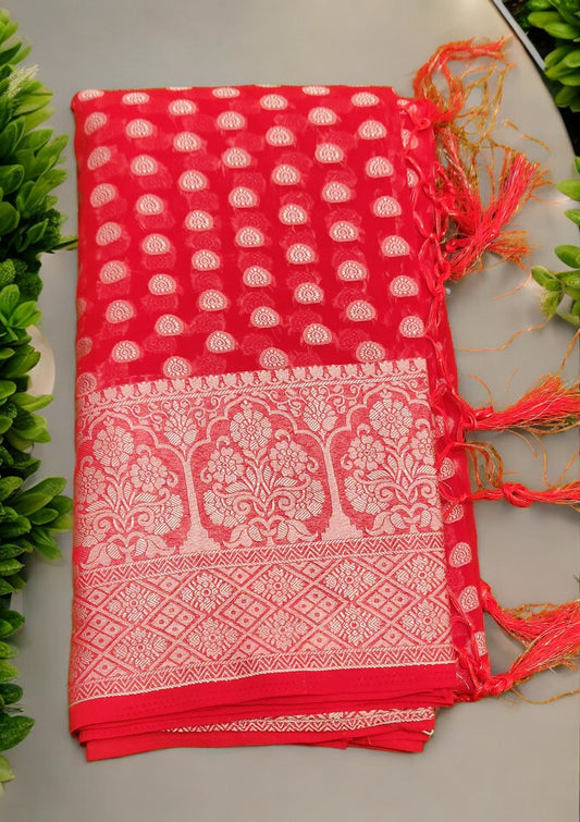 Banaras Georgette Saree