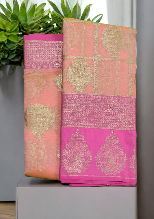 Banaras Organza Sarees