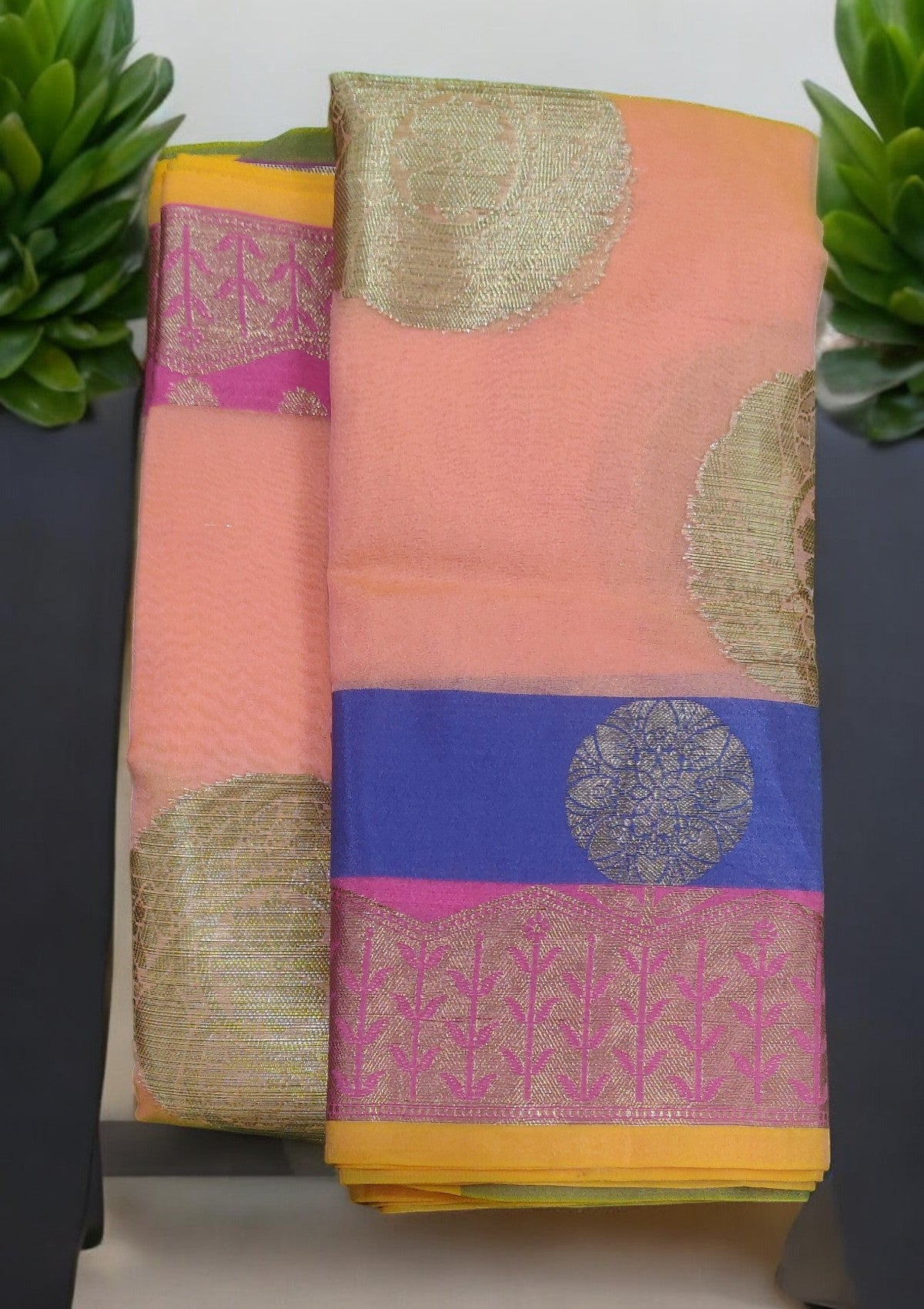 Banaras Organza Sarees