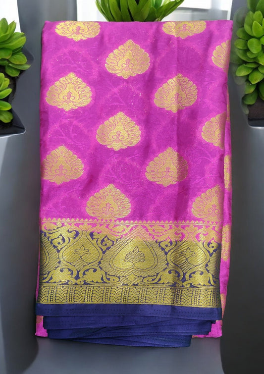 Banaras Crape silk Saree